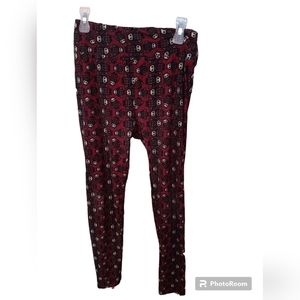 LuLaRoe Owl Leggings One Size Like New